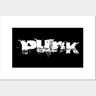 punk logo design Posters and Art